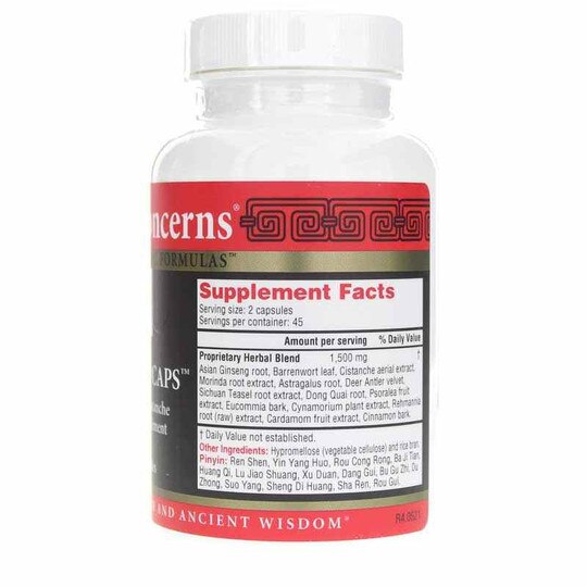 Virility Caps, 90 Capsules, HLC