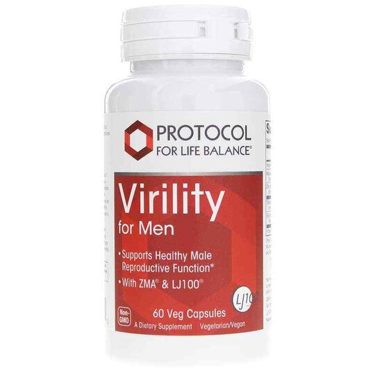 Virility for Men, 60 Veg Capsules, PFLB