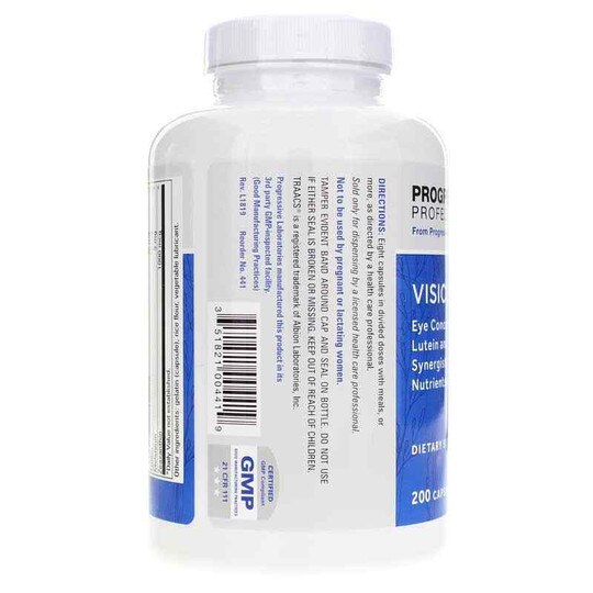 Visio Plex Eye Concentrate with Lutein, 200 Capsules, PGL