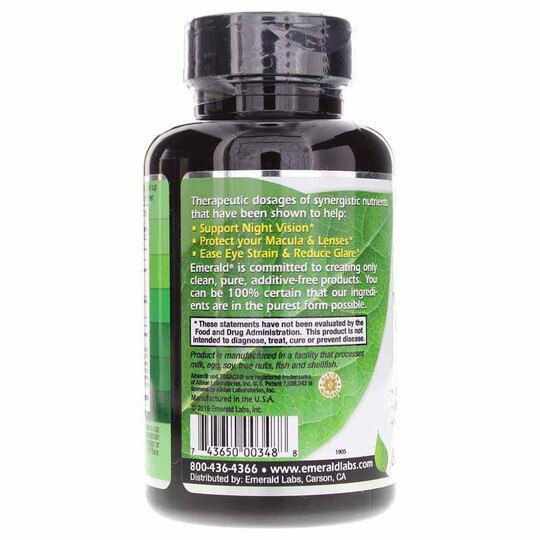 Vision Health, 60 Veg Capsules, EMD