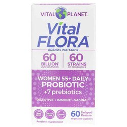 Vital Flora Women 55+ Daily Probiotic + Prebiotics
