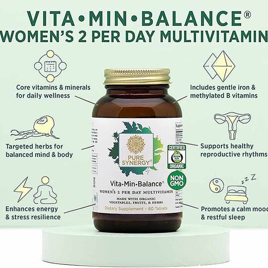Vita-Min-Balance Women's Multivitamin, 60 Tablets, PSY
