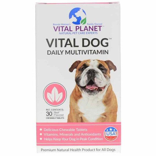 Vital Dog Daily Multivitamin Chewable Tablets, 30 Chewa, VTP