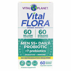 Vital Flora Men 55+ Daily Probiotic + Prebiotics Shelf Stable 1