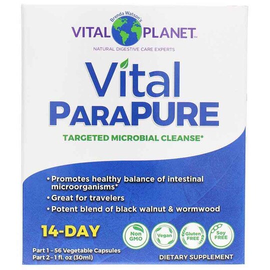 Vital ParaPURE 14-Day Targeted Microbial Cleanse, 2 Products, VTP