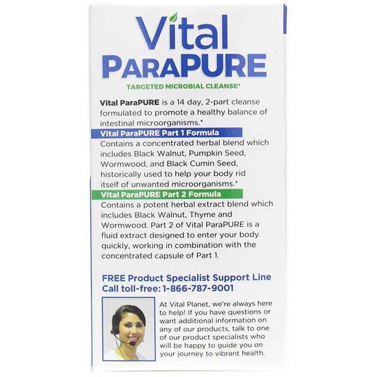 Vital ParaPURE 14-Day Targeted Microbial Cleanse, 2 Products, VTP