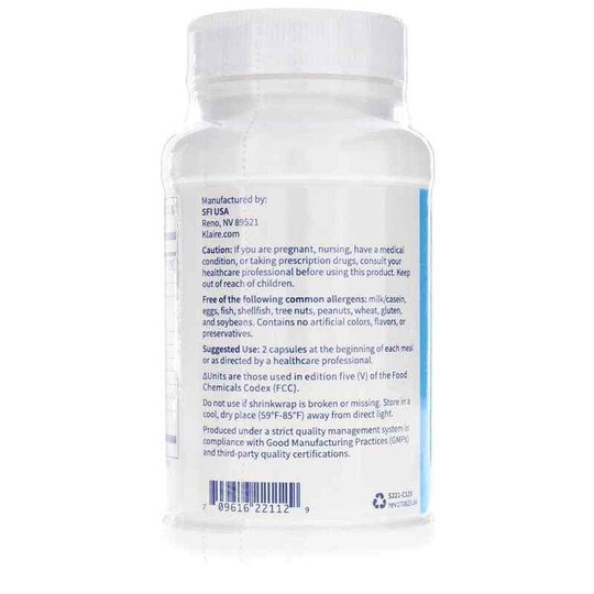 Vital-Zymes Forte, 120 Veg Capsules, KL