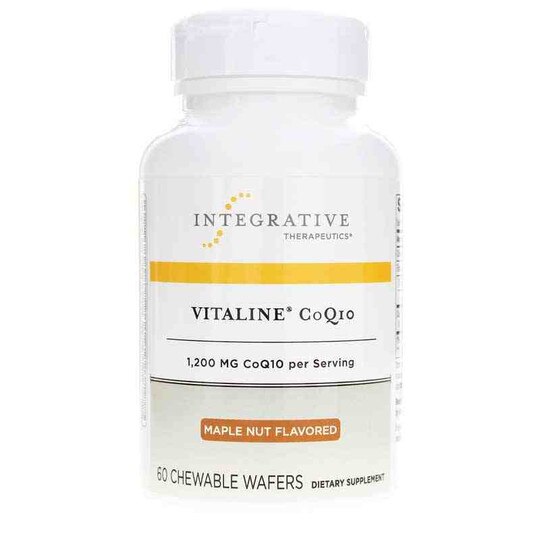 Vitaline CoQ10 300 Mg Chewable Maple Nut Flavor, 60 Chewable Wafers, INT