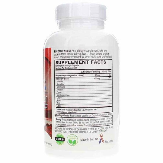 Vitalzym Cardio, 300 Veg Capsules, WNT