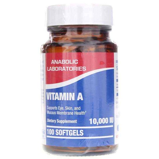 Vitamin A 10,000 IU, 100 Softgels, ANL