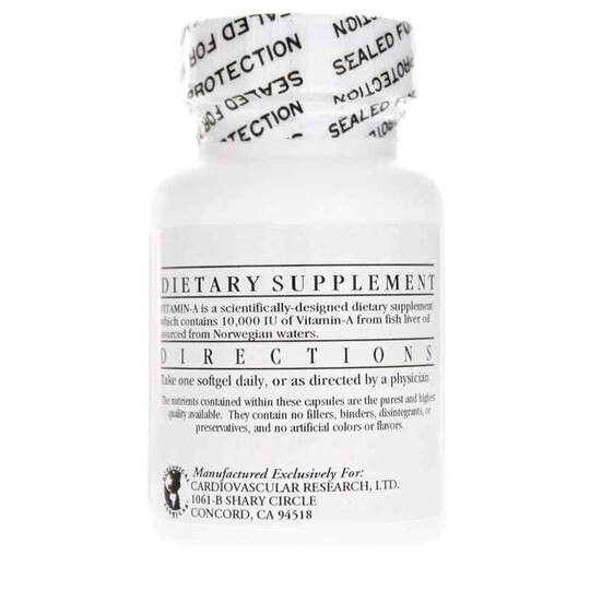 Vitamin-A 10,000 IU, 100 Softgels, CR