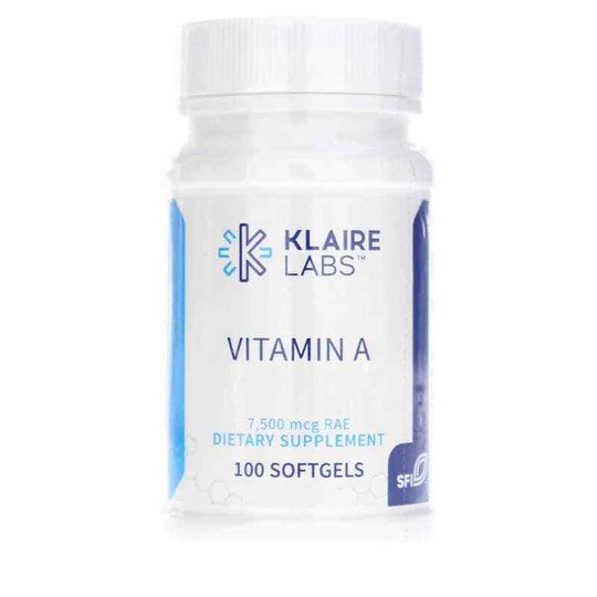 Vitamin A 7,500 Mcg, 100 Softgels, KL