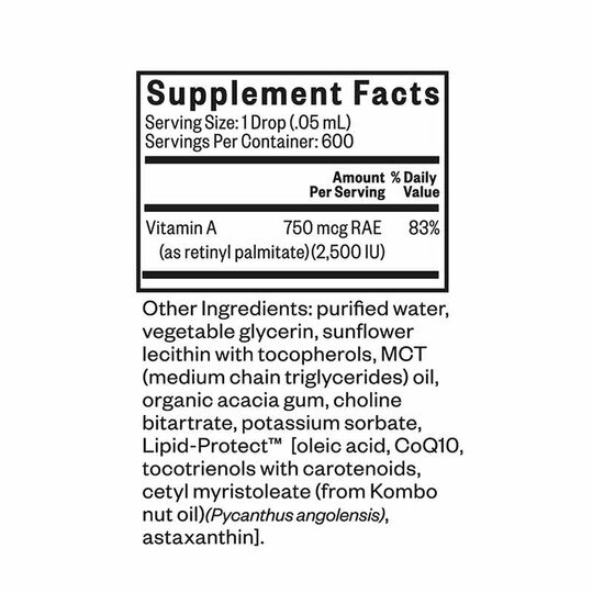 Vitamin A Drops, 1 Oz, SKH