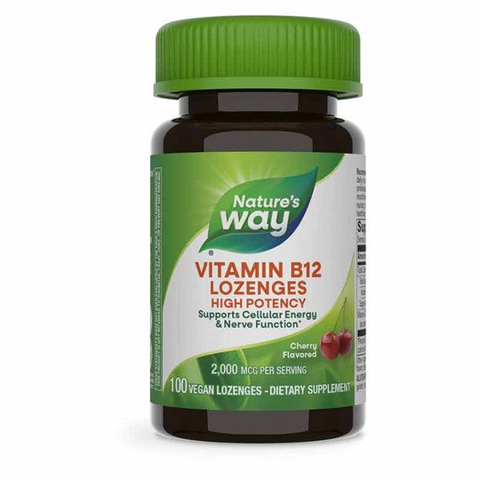 Vitamin B-12 2 Mg, 100 Vegan Lozenges, NWA