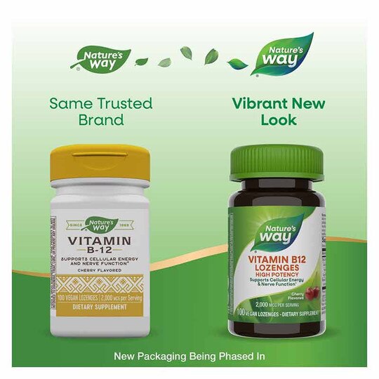 Vitamin B-12 2 Mg, 100 Vegan Lozenges, NWA