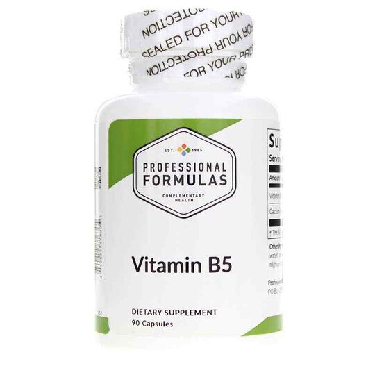 Vitamin B5 High Potency, 90 Capsules, PCHF