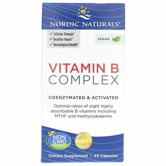 Vitamin B Complex, 45 Capsules, NRN