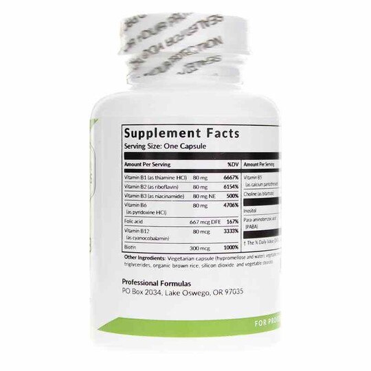 Vitamin B Complex Capsules, 60 Capsules, PCHF