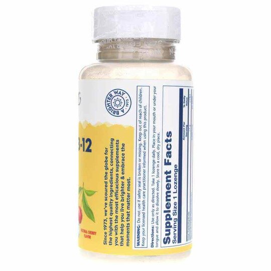 Vitamin B-12 2000 Mcg in Natural Cherry Flavor, 90 Subl, SLR