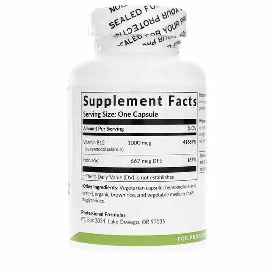 Vitamin B12 Capsules, 60 Capsules, PCHF
