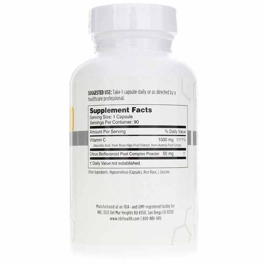Vitamin C 1000, 90 Capsules, NBI