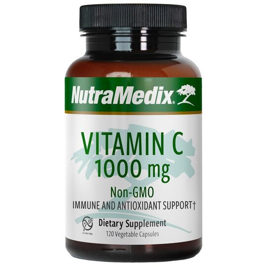 Vitamin C 1000 Mg Non-GMO, 120 Veg Capsules, NTX