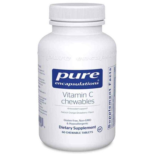 Vitamin C Chewables, 60 Chewable Tablets, PEC