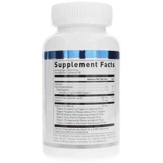 Vitamin C Gummy, 100 Gummies, DGL