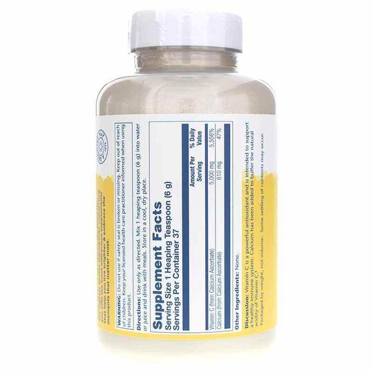 Vitamin C Powder 5000 Mg Buffered, 8 Oz, SLR