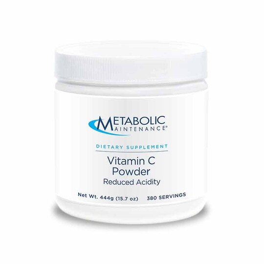 Vitamin C Powder Reduced Acidity, 1 Lbs, MTM