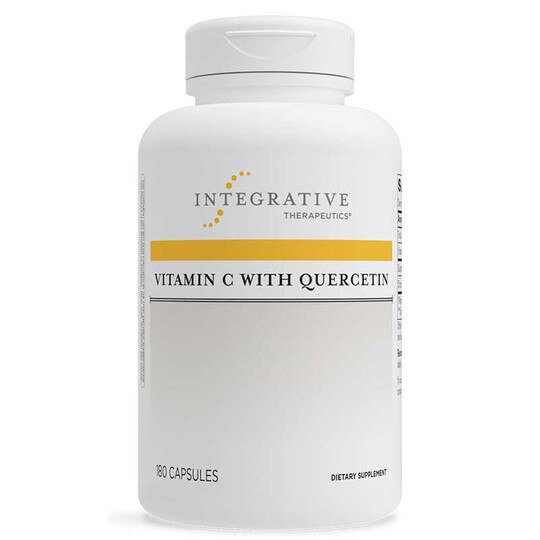 Vitamin C with Quercetin, 180 Veg Capsules, INT