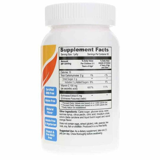 Vitamin C with Echinacea, 60 Jellies, YUM