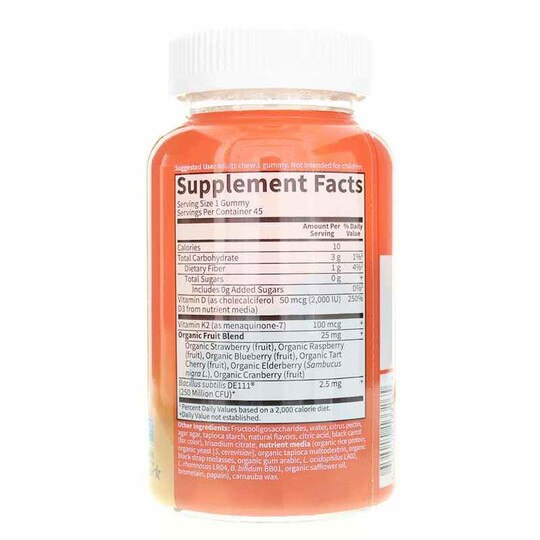 Vitamin Code Gummies Vitamins D3 & K2, 45 Gummies, GOL