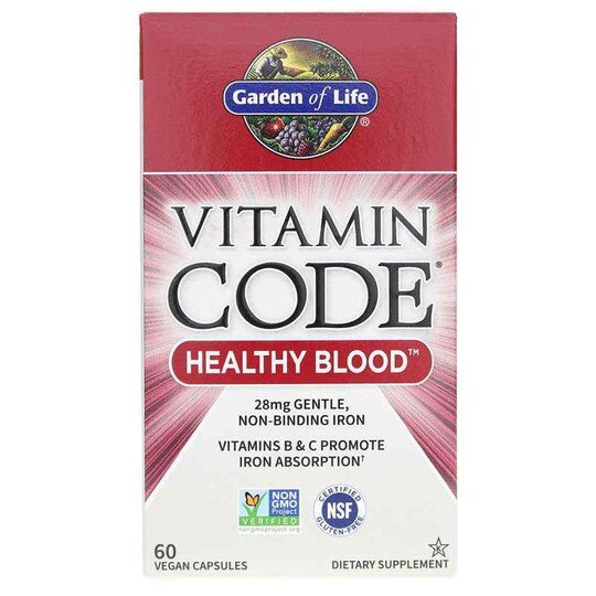 Vitamin Code Healthy Blood, 60 Veg Capsules, GOL