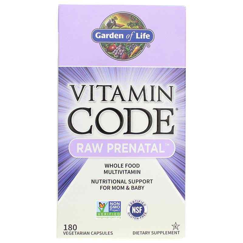 Vitamin Code Raw Prenatal Multivitamin, Garden of Life