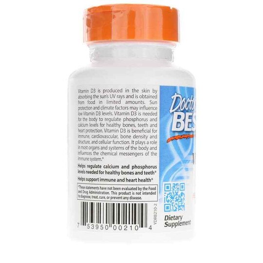 Vitamin D3 2000 IU, 180 Softgels, DRB