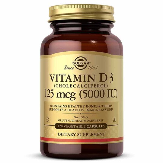 Vitamin D3 250 Mcg (10000 IU), 120 Softgels, SLG