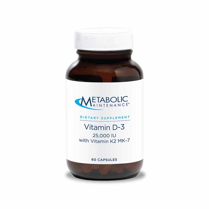 Vitamin D3 25,000 IU with K2 and M7, Metabolic Maintenance