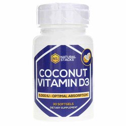 Vitamin D3 5000 IU with Organic Coconut Oil