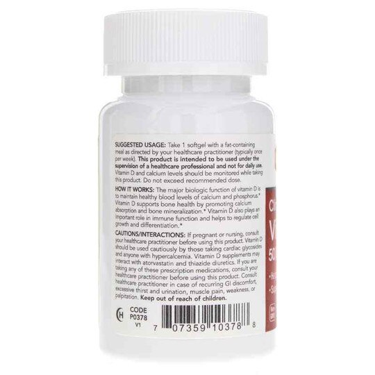 Vitamin D3 50,000 IU, 50 Softgels, PFLB