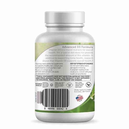 Vitamin D3 50000 IU (1250mcg), 120 Capsules, ZHL