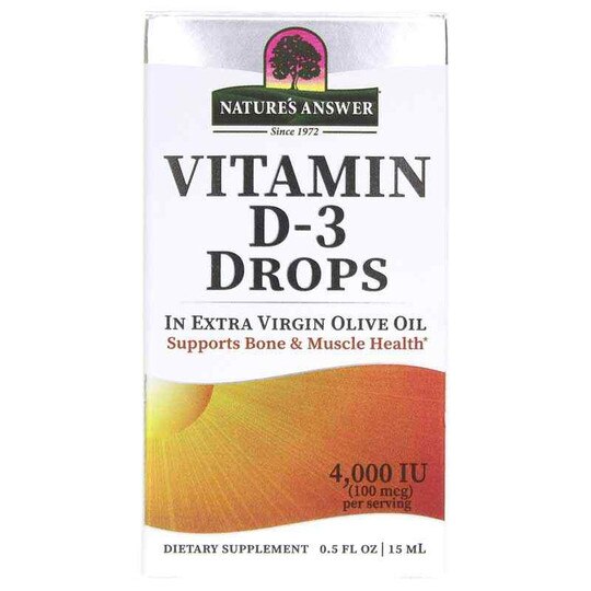 Vitamin D3 Drops, .5 Oz, NAN