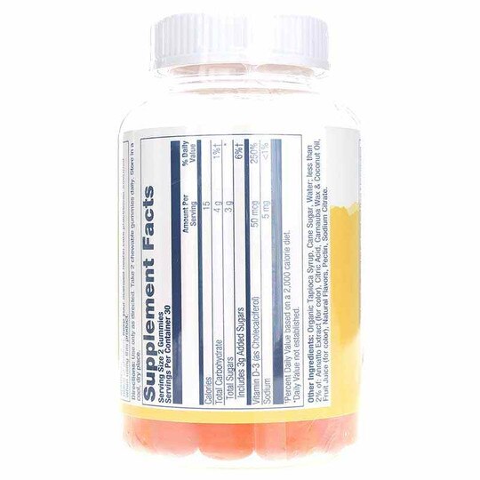 Vitamin D3 Gummies, 60 Gummies, SLR