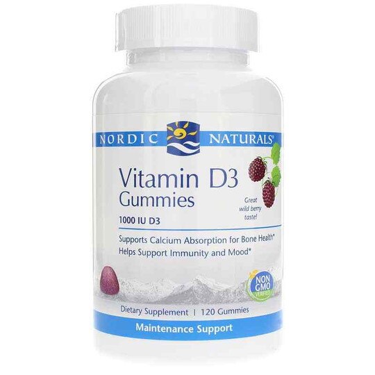 Vitamin D3 Gummies Pro, 120 Gummies, NRN