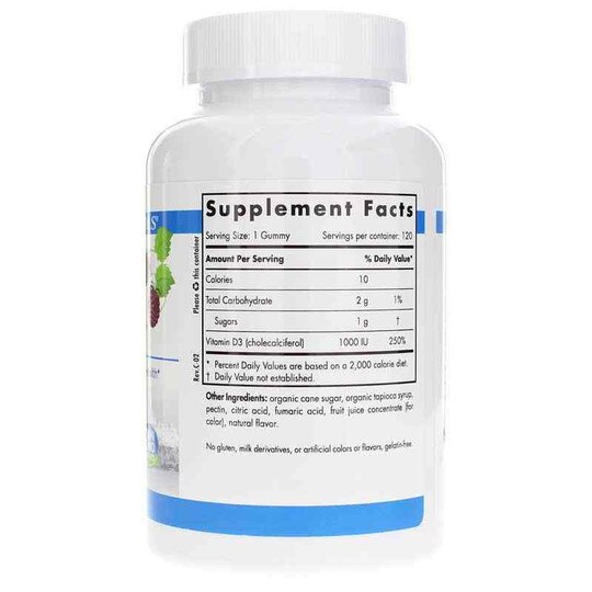 Vitamin D3 Gummies Pro, 120 Gummies, NRN