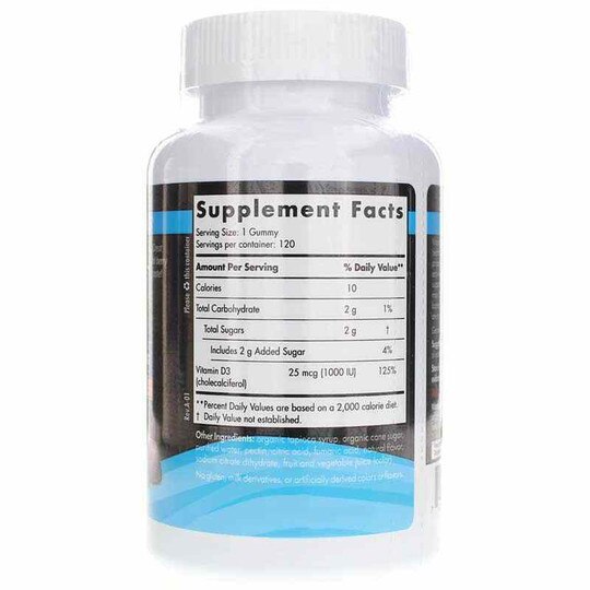 Vitamin D3 Gummies Sport, 120 Gummies, NRN