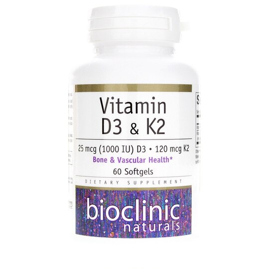 Vitamin D3 & K2, 60 Softgels, BCN
