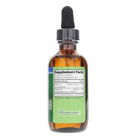 Vitamin D3 & K2, 2 Oz, SEC