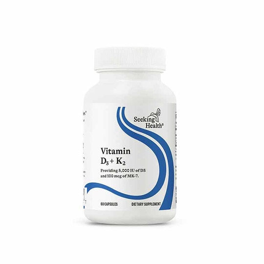 Vitamin D3 + K2, 60 Veg Capsules, SKH