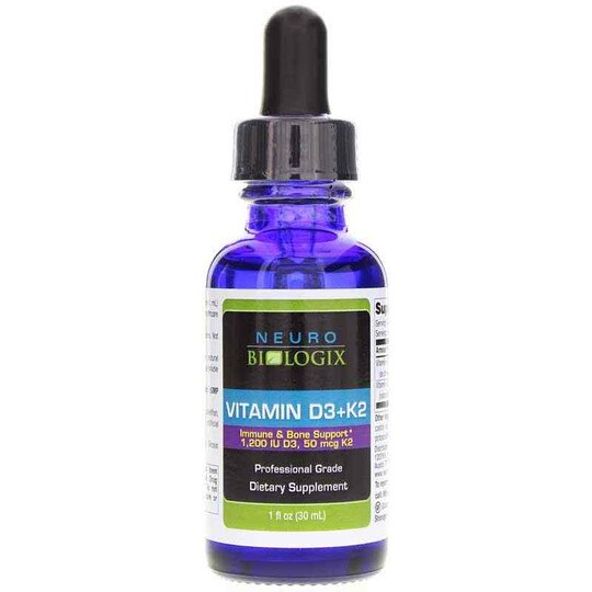 Vitamin D3 + K2 Liquid, 1 Oz, NBX